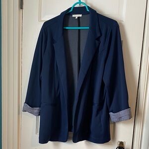 Skies Are Blue Dark Blue Blazer